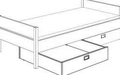 1/2 Bettkasten PAIDI STEN