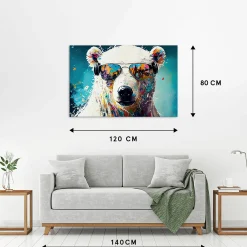 Acrylglasbild COOLER EISBÄR