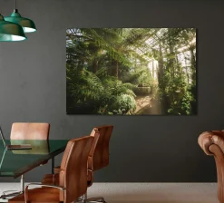 Acrylglasbild GEWÄCHSHAUS