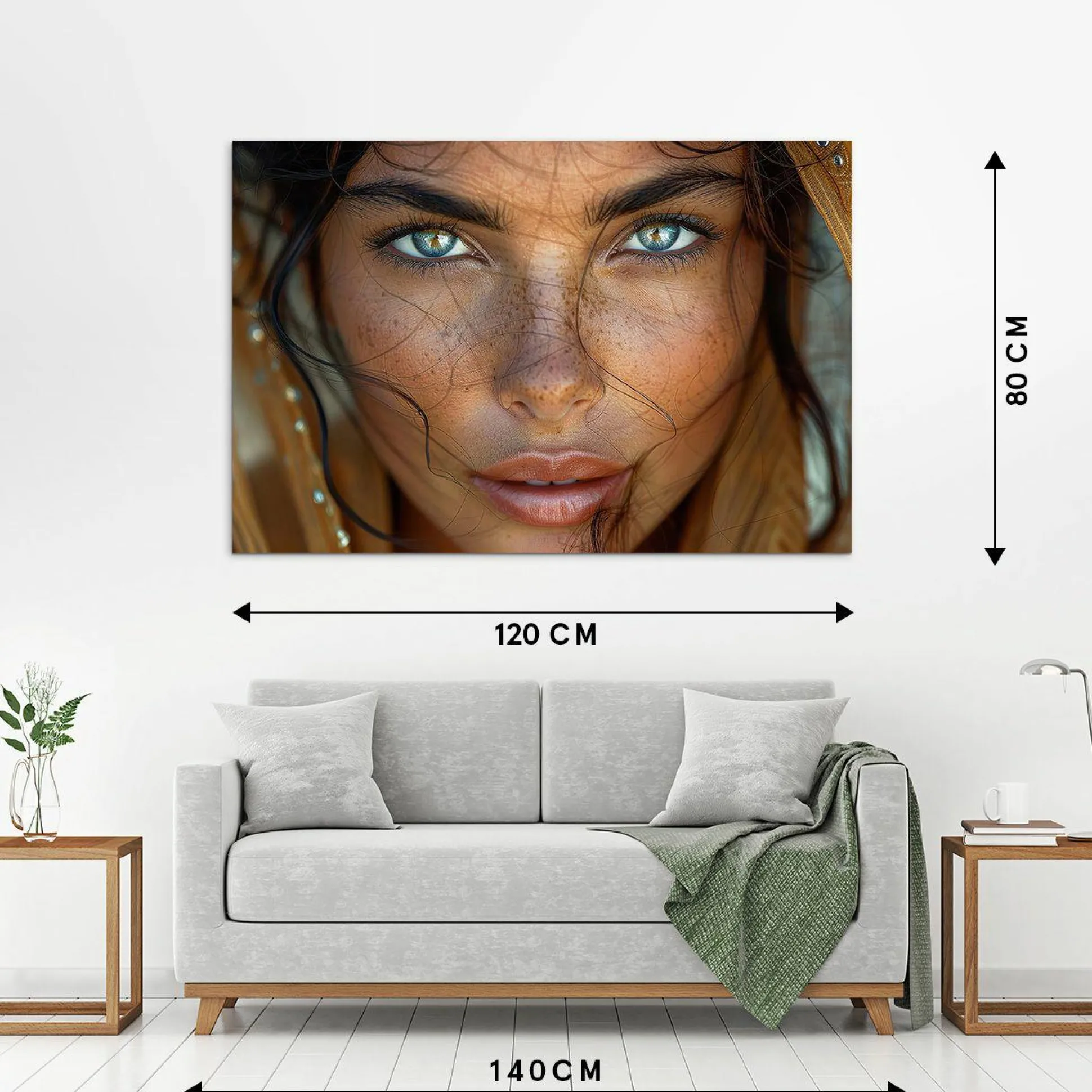 Acrylglasbild GREEN EYES