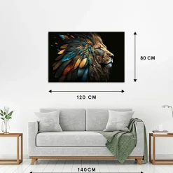 Acrylglasbild INDIAN KING