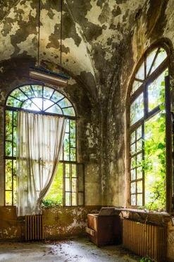 Acrylglasbild VERLASSENE VILLA