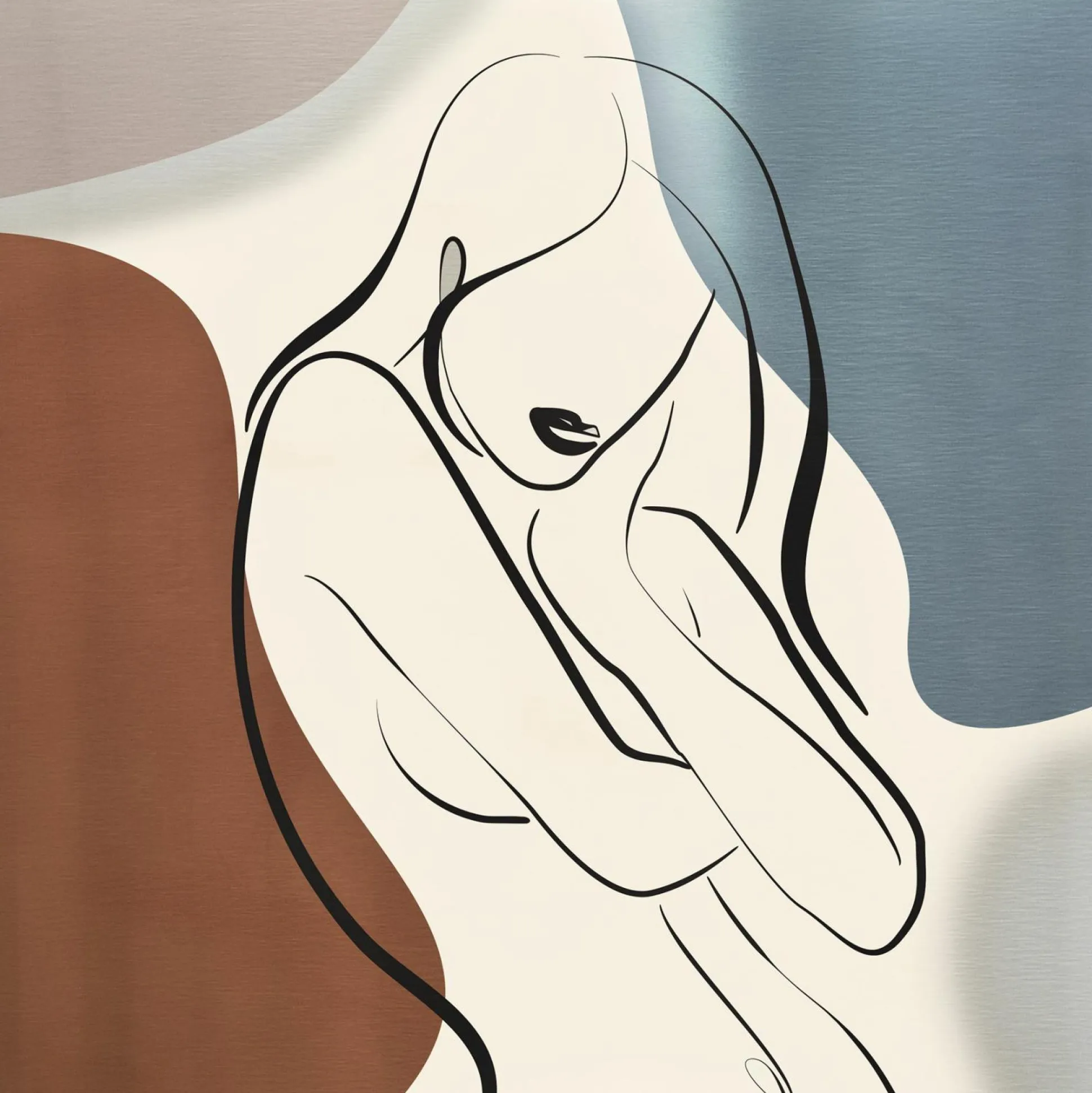 Aludibondbild ART WOMAN VII