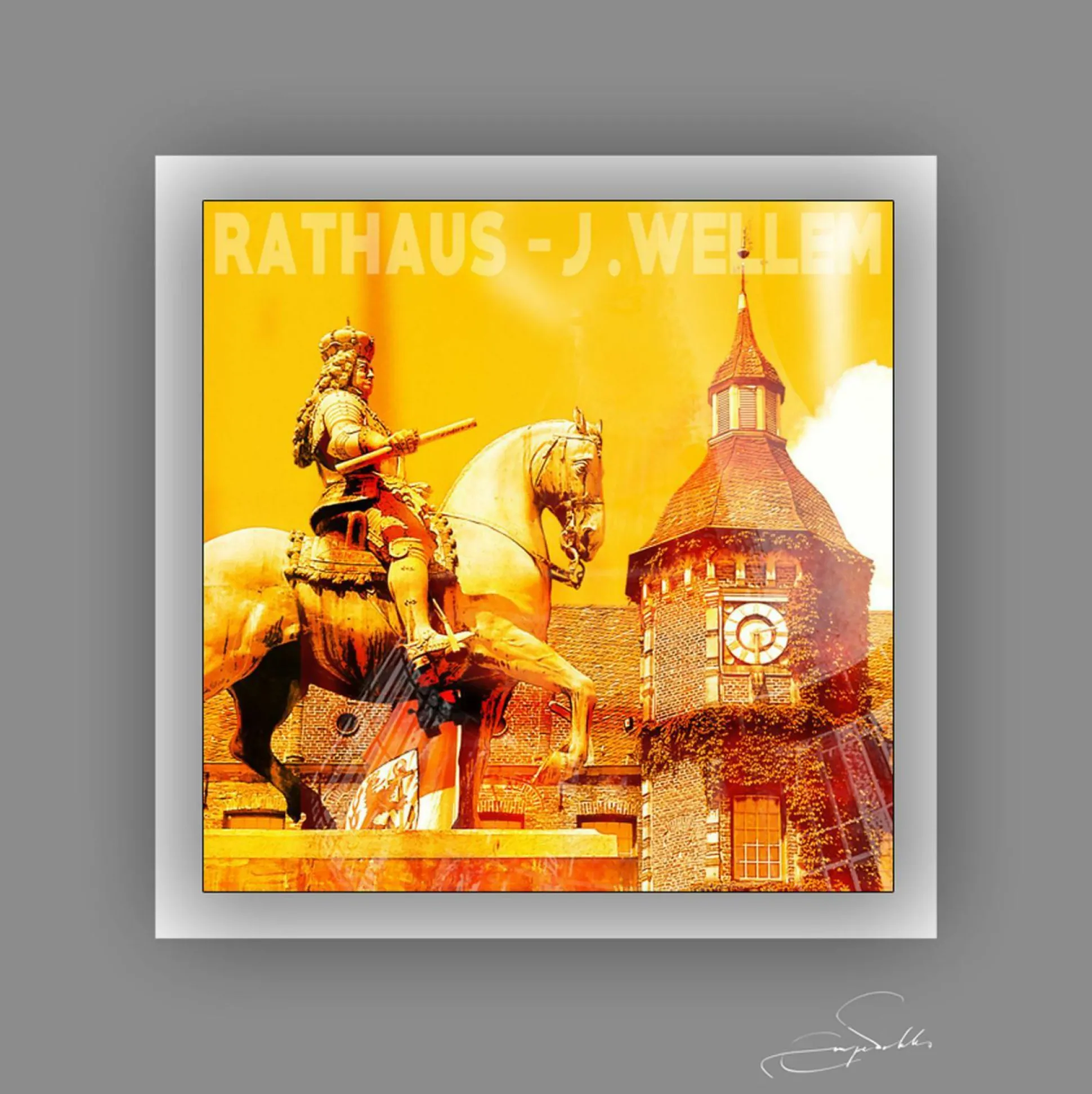 Aludibondbild DÜSSELDORF