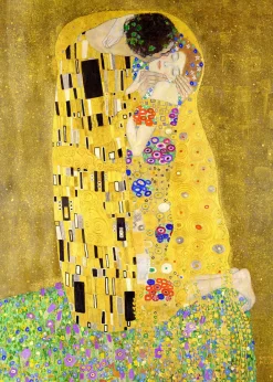 Aludibondbild KLIMT DER KUSS