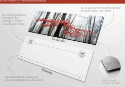 Aludibondbild MYSTIC TREES II