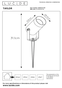 Außenleuchte TAYLOR