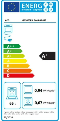 Backofen AEG GB3020PB