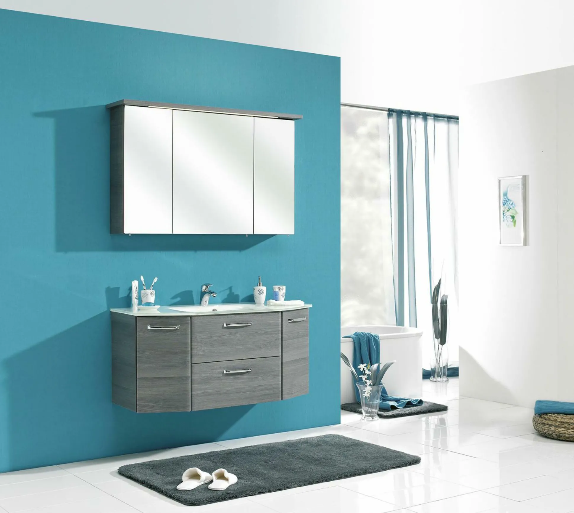 Badezimmerset Aquarell ALIKA