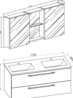 Badezimmerset BUDASI