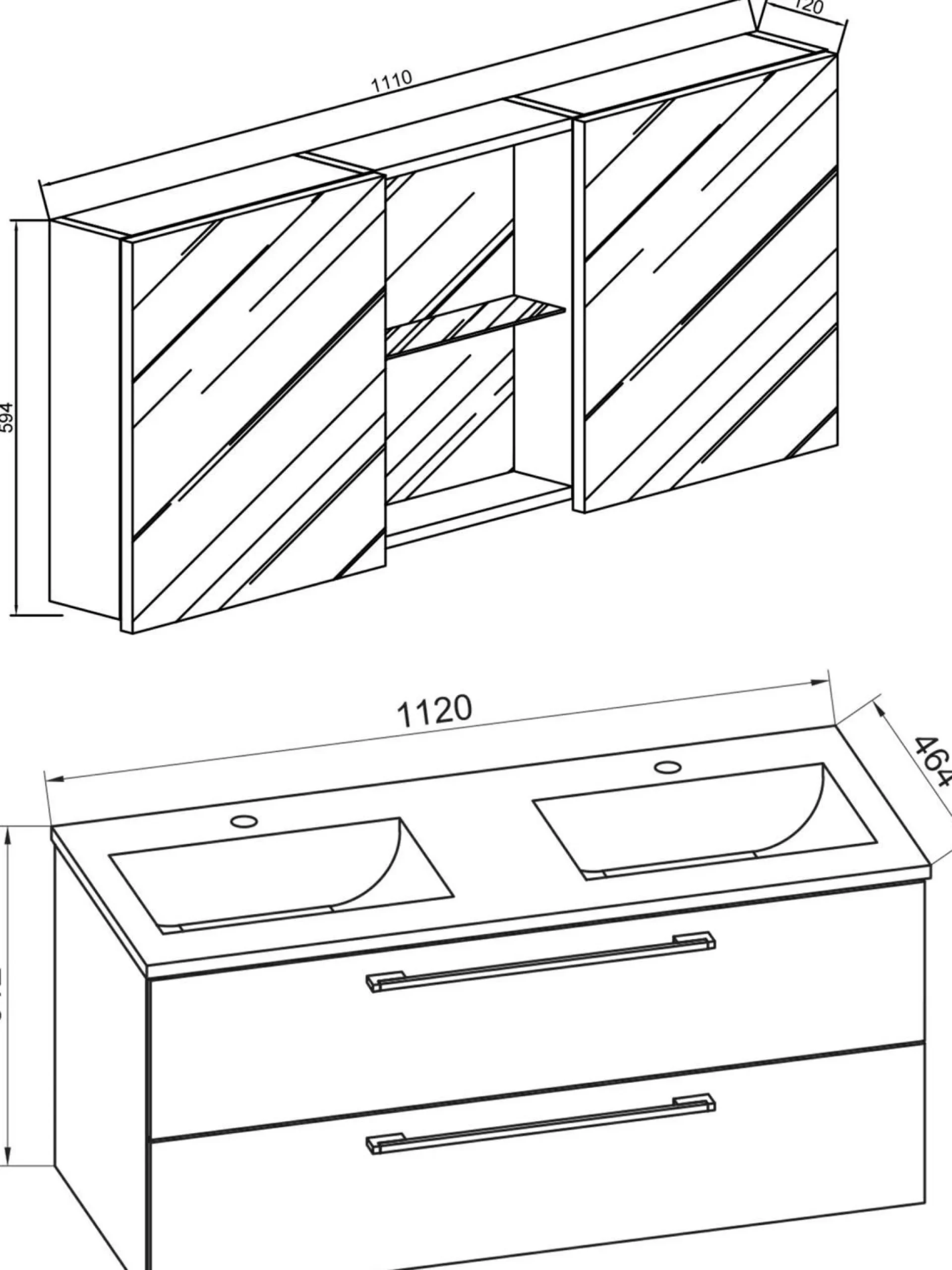 Badezimmerset BUDASI