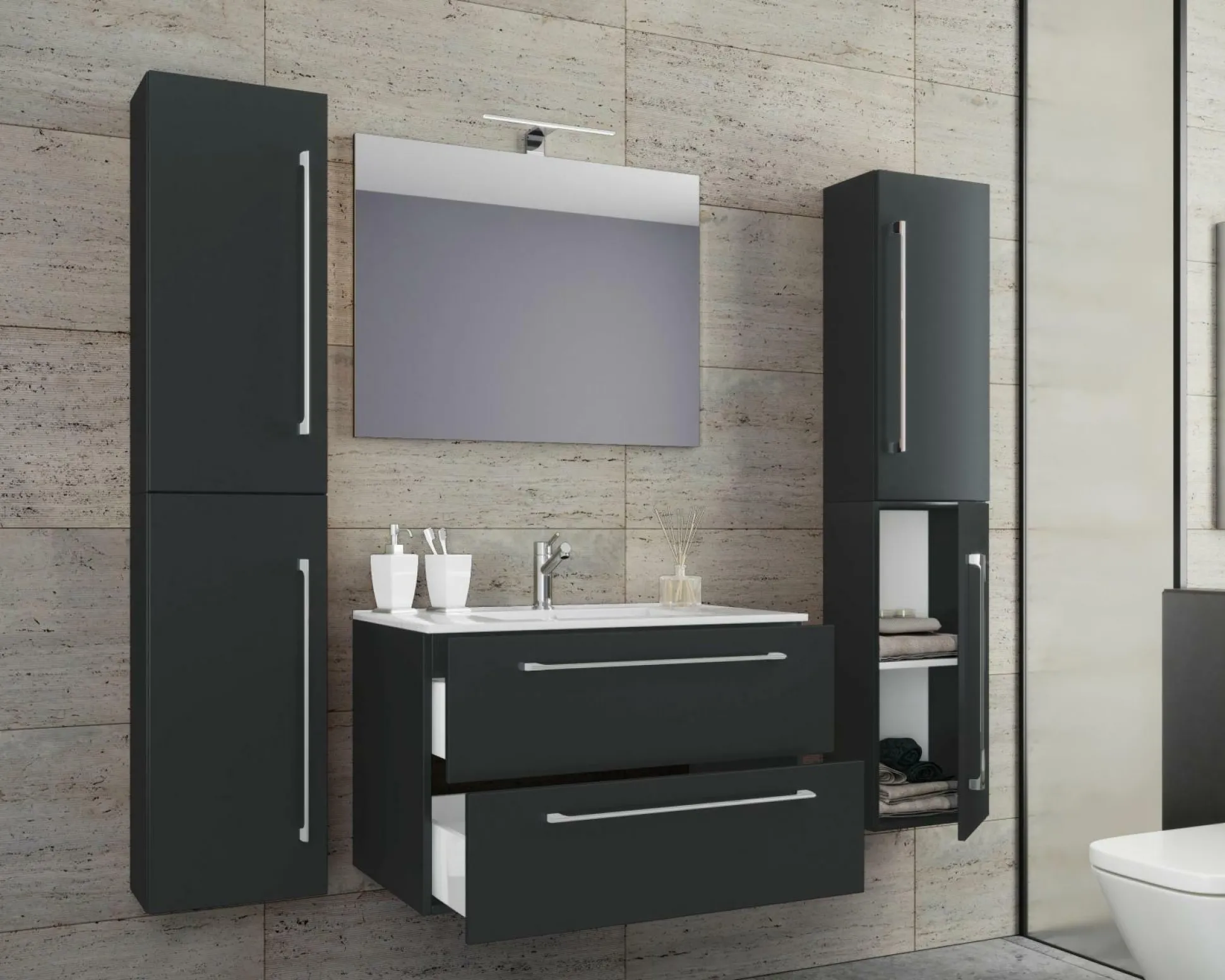 Badezimmerset 5-tlg. Badinos