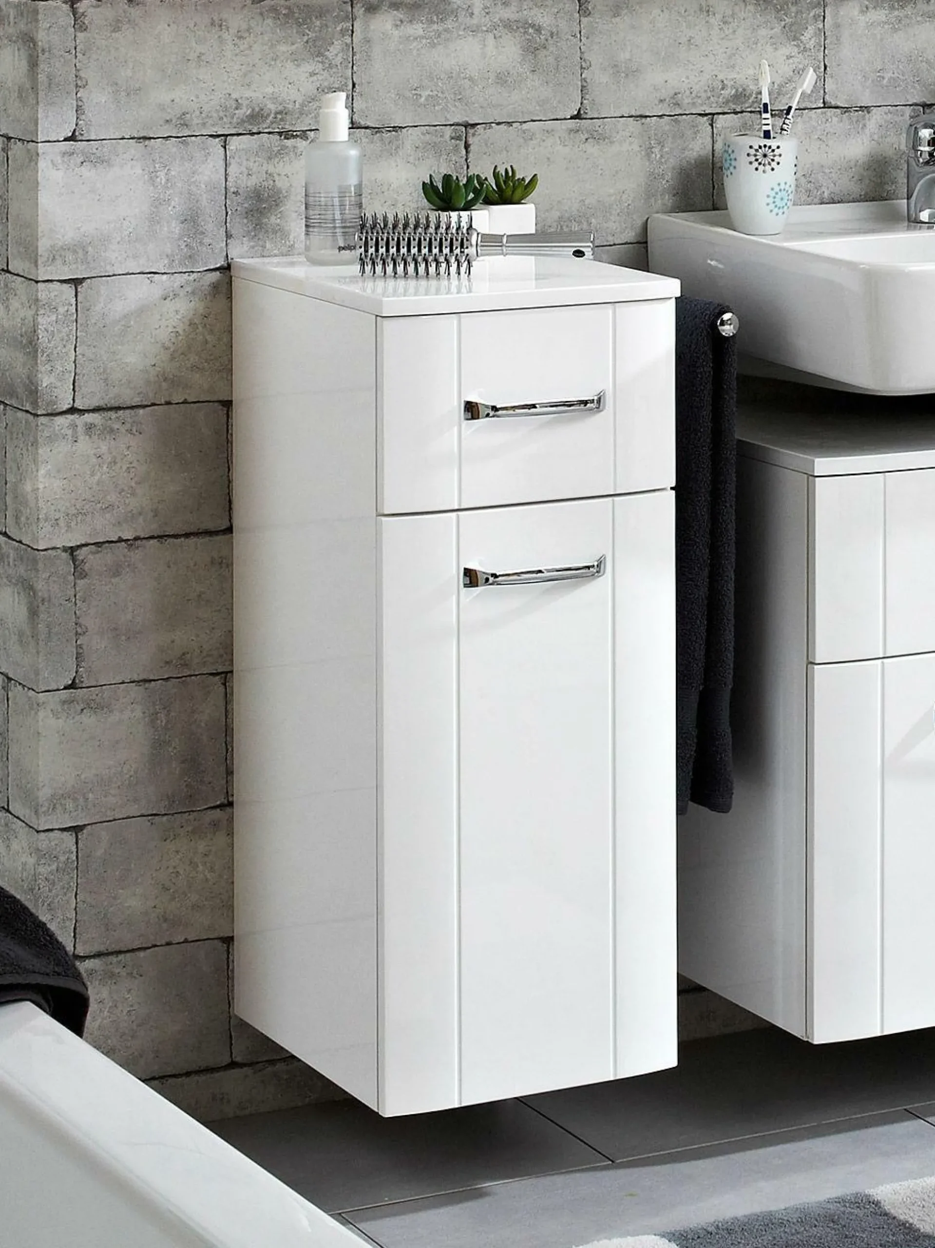 Badunterschrank Aquarell 3006