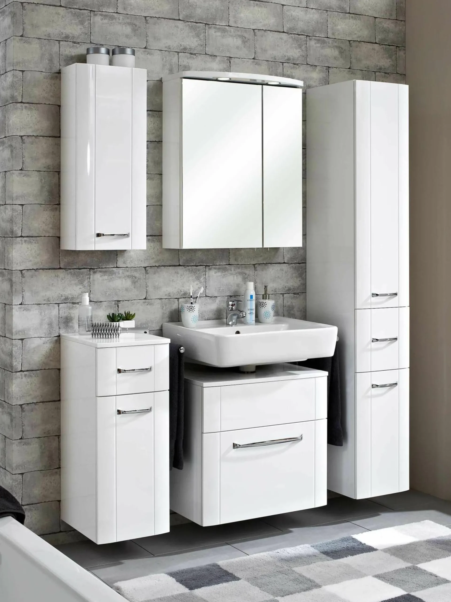 Badunterschrank Aquarell 3006