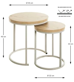 Beistelltisch 2er Set