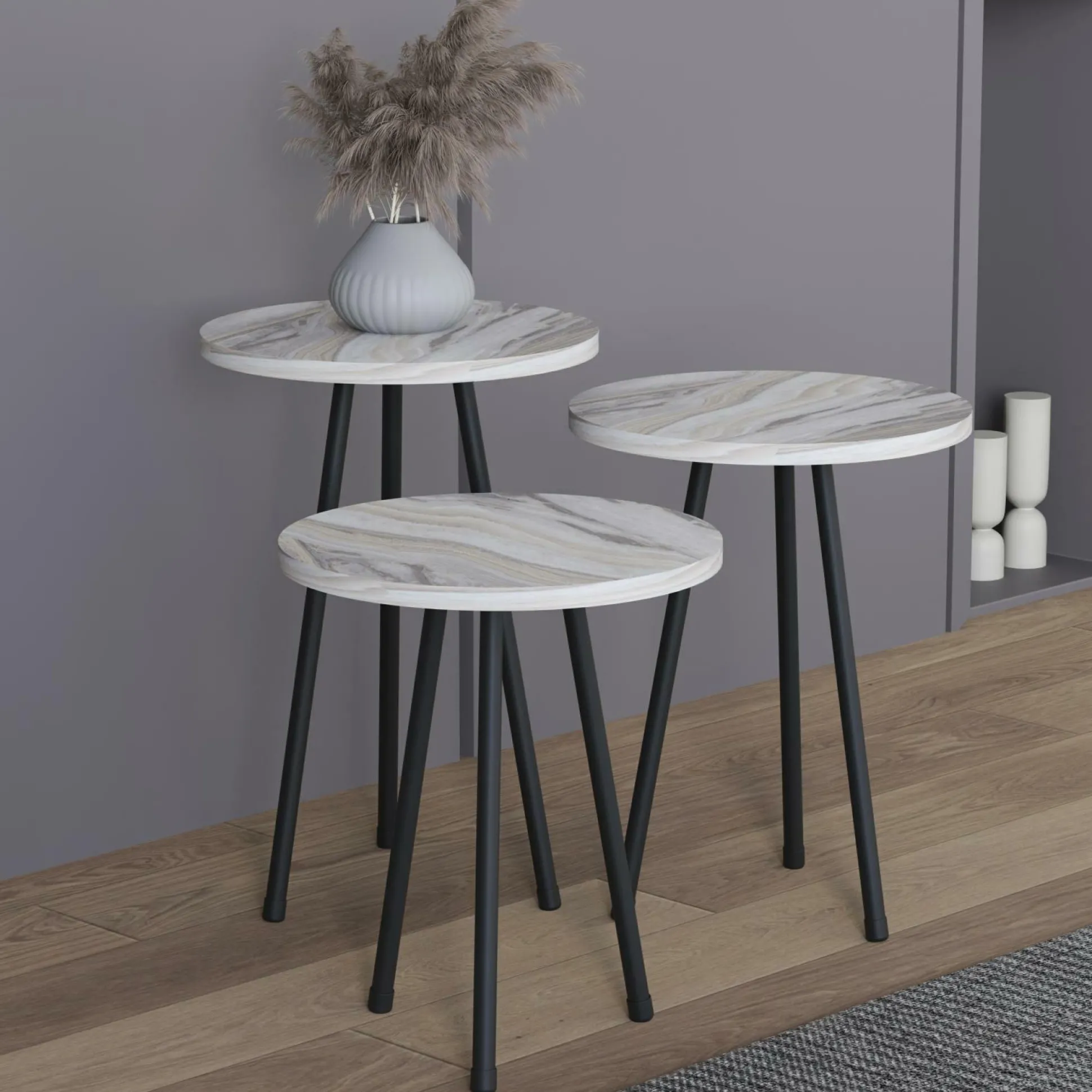 Beistelltisch 3er Set MIROLA