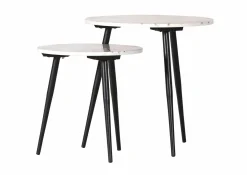 Beistelltischset 1-2 MARMORO
