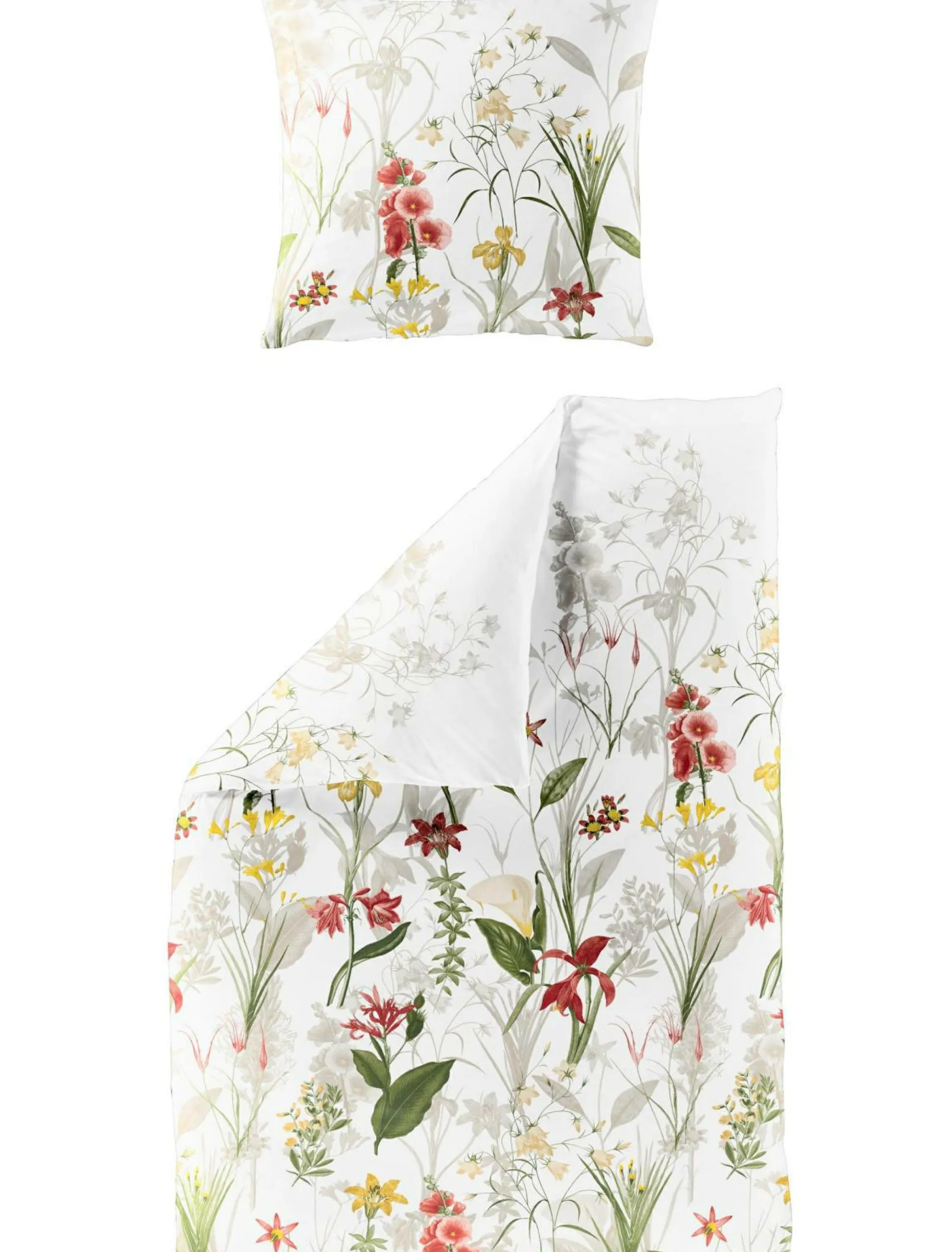 Bettwäsche Mako-Satin rot