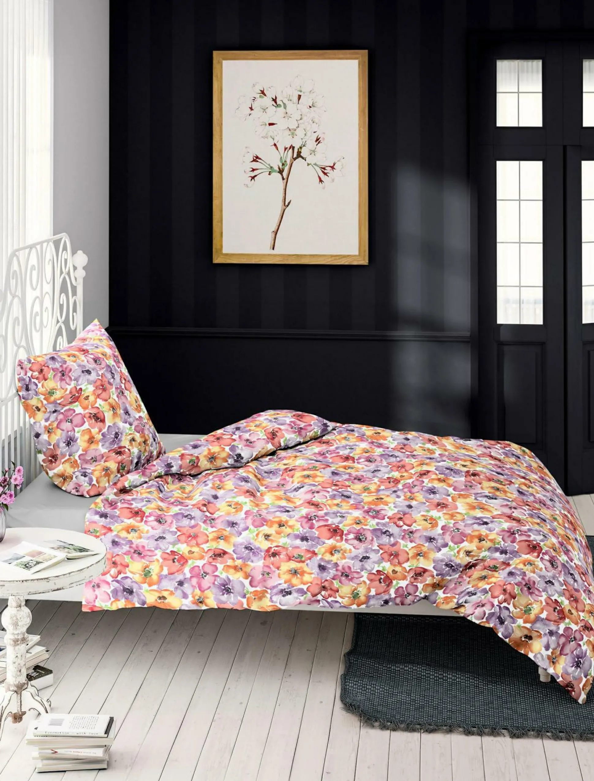 Bettwäsche Seersucker malve