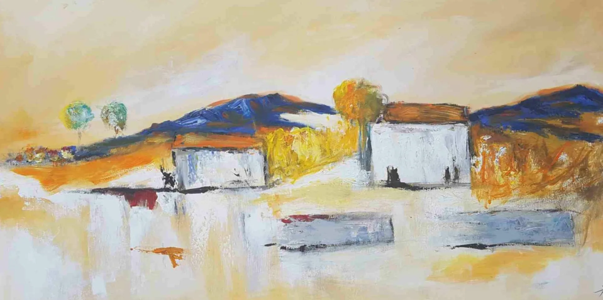 Bild ABSTRAKTE LANDSCHAFT