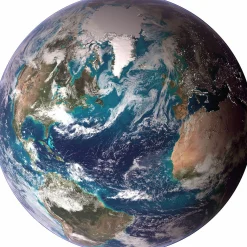 Bild CIRCLE ART BLUE MARBLE