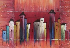 Bild LONG HOUSES red