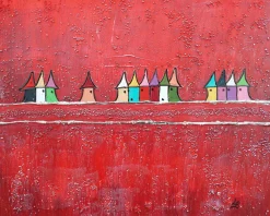 Bild SMALL HOUSES RED