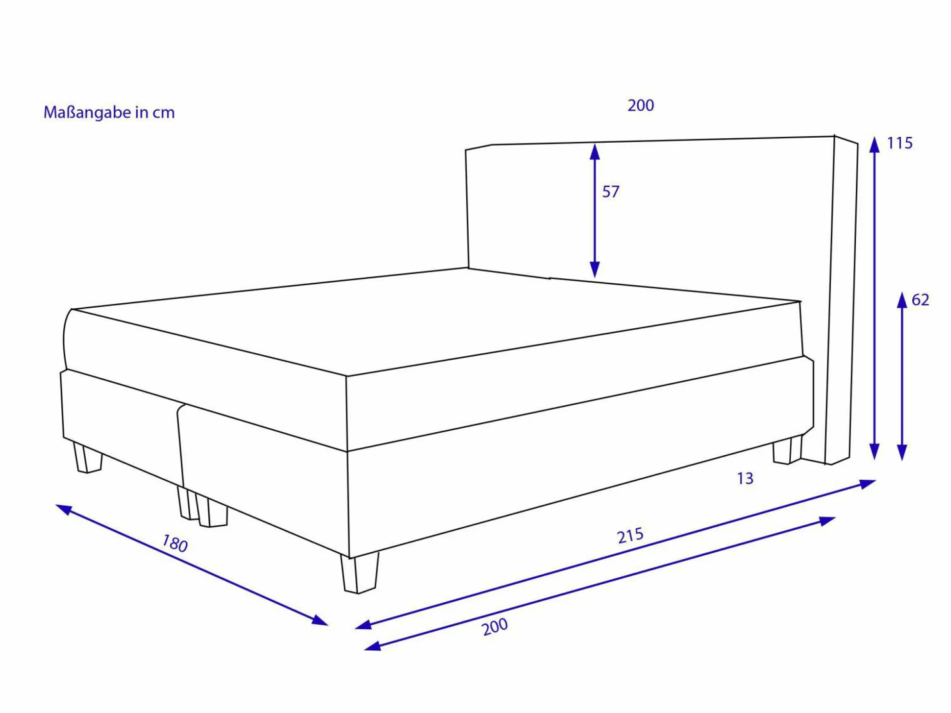 Boxspringbett DUNLOPILLO SUPERIOR