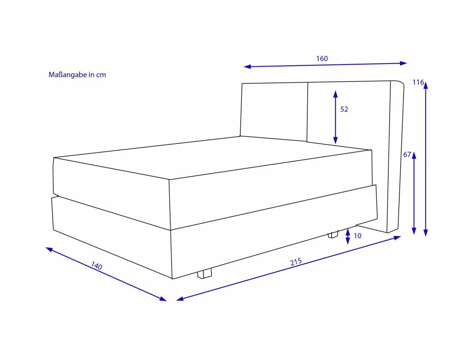 Boxspringbett DUNLOPILLO SUPERIOR