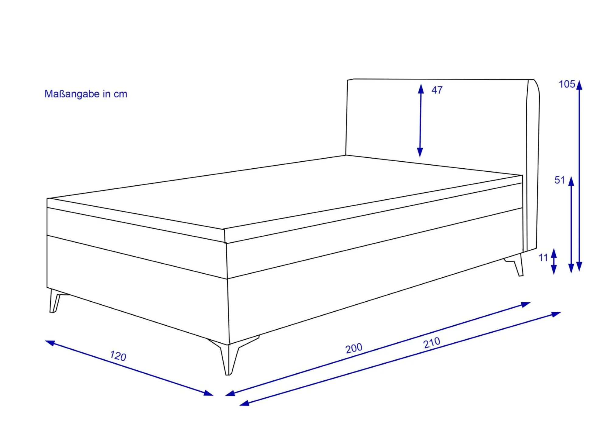 Boxspringbett HARPER EIBAR