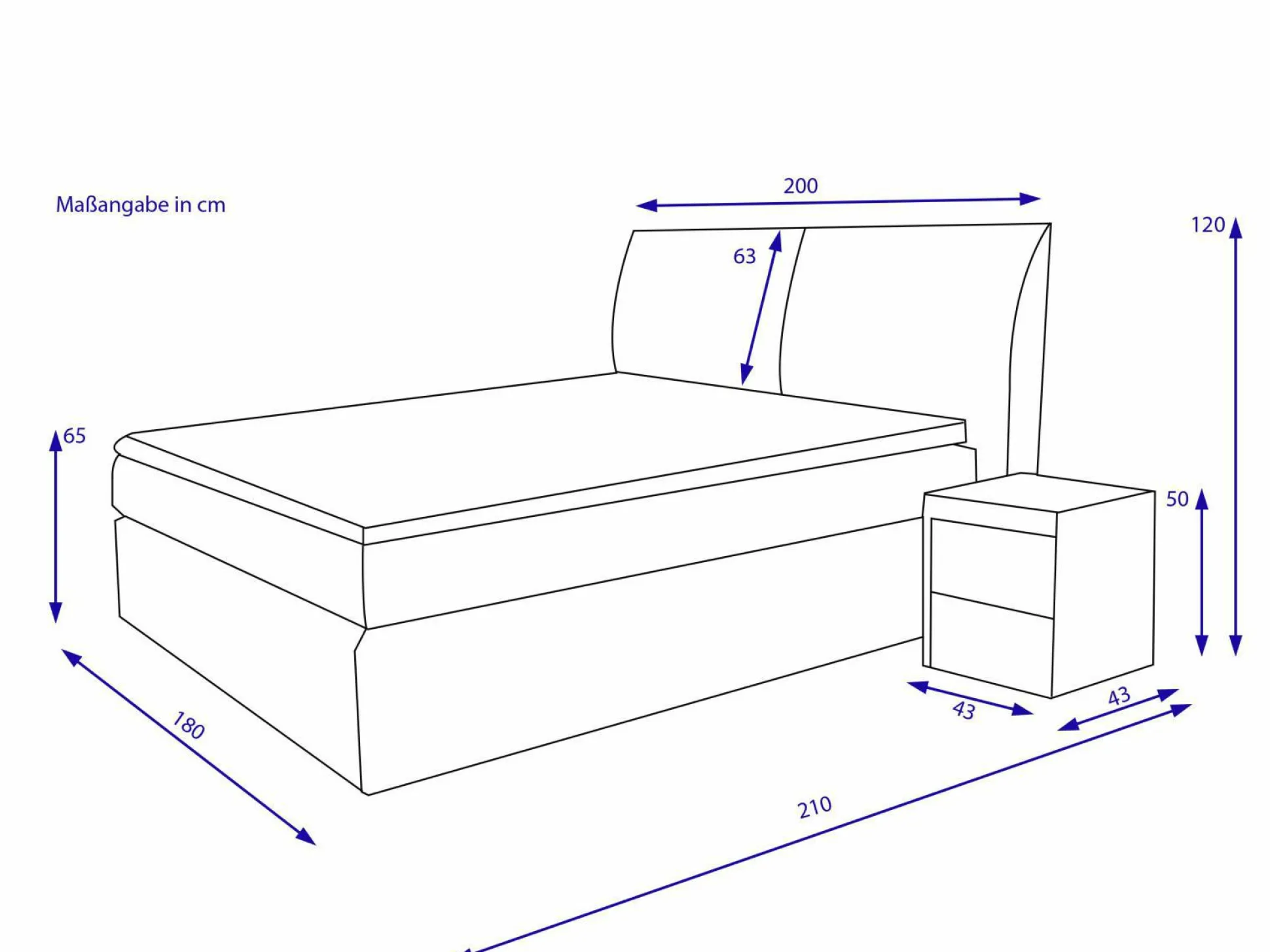 Boxspringbett SANSIBAR VIBORG