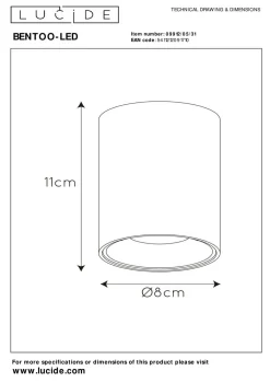 Deckenleuchte BENTOO-LED