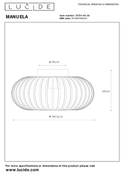 Deckenleuchte MANUELA