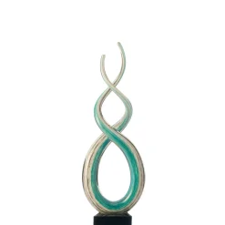 Dekoobjekt LEONARDO ROTATE türkis