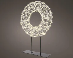 Drahtkranz LED auf Fuß