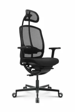 Drehstuhl AluMedic Black