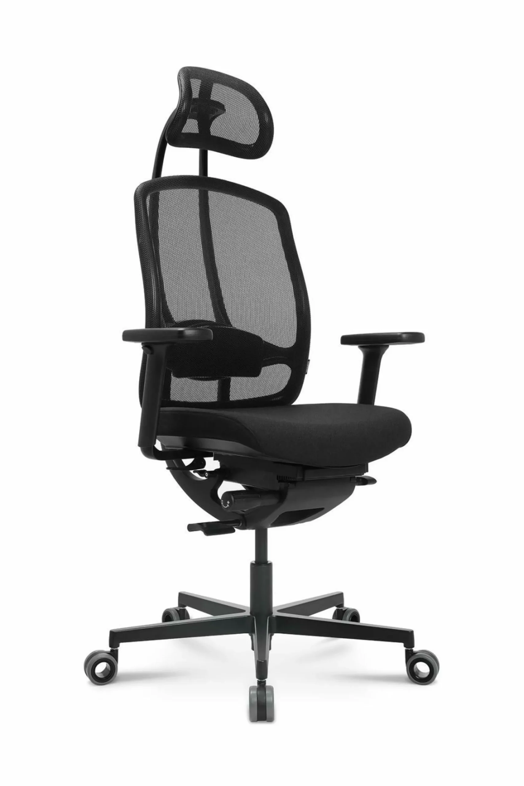 Drehstuhl AluMedic Black