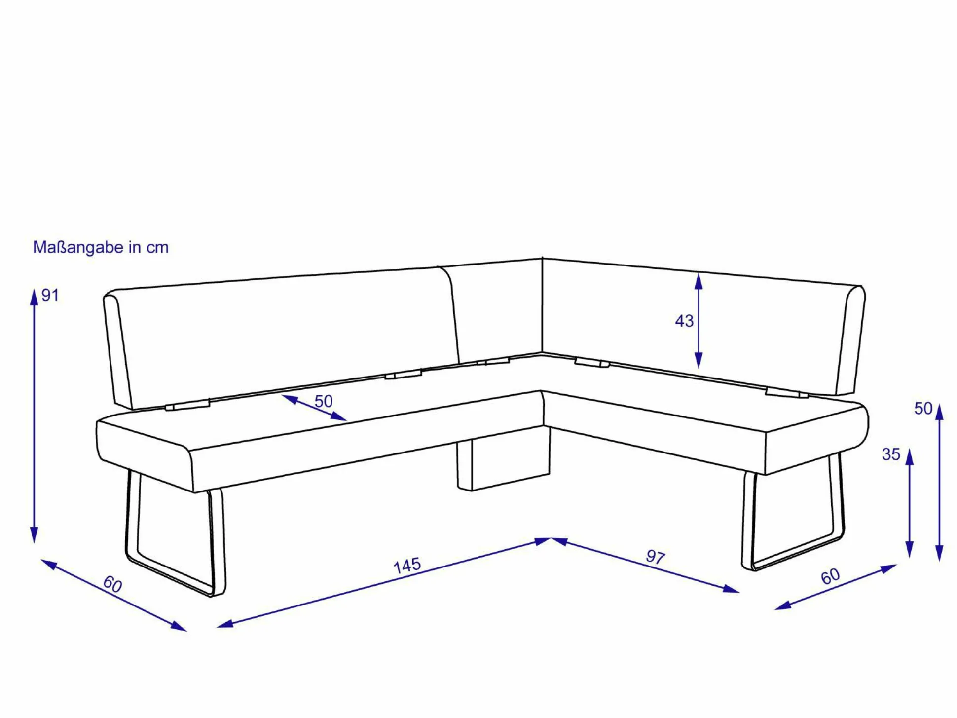 Eckbank Variano LADOGA