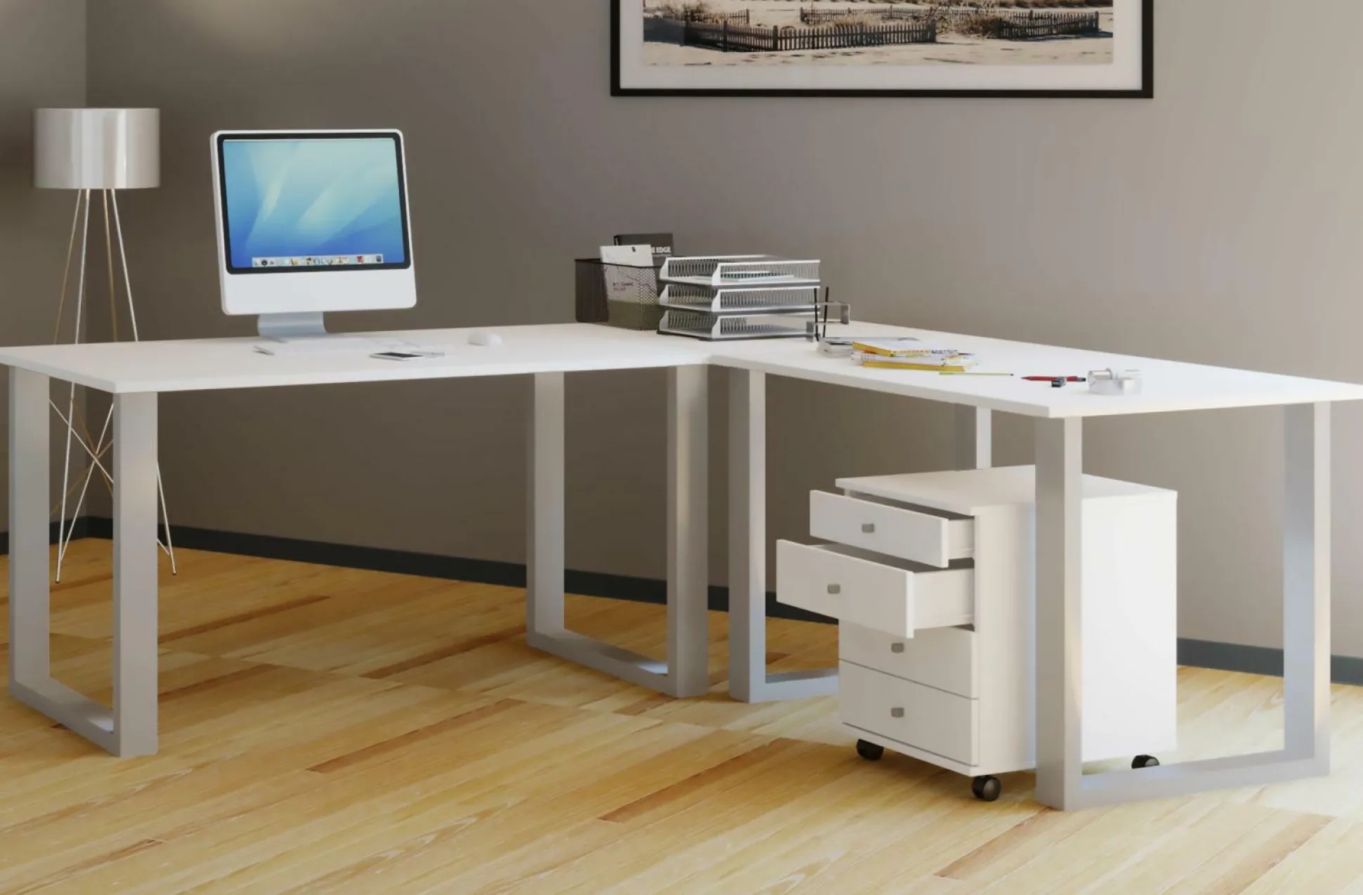 Eck-Schreibtisch LONA