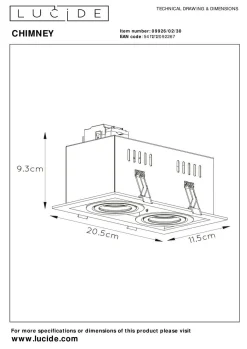 Einbauleuchte CHIMNEY