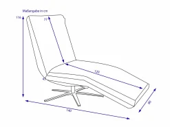 Einzelliege Elastoform CHLOE