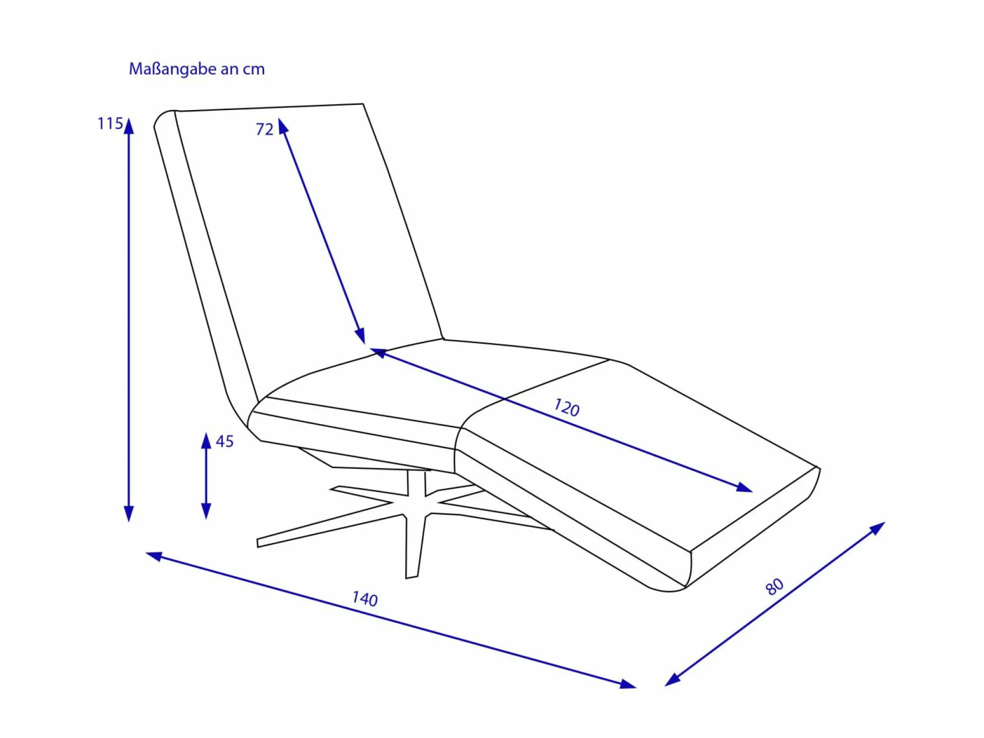 Einzelliege Elastoform CHLOE