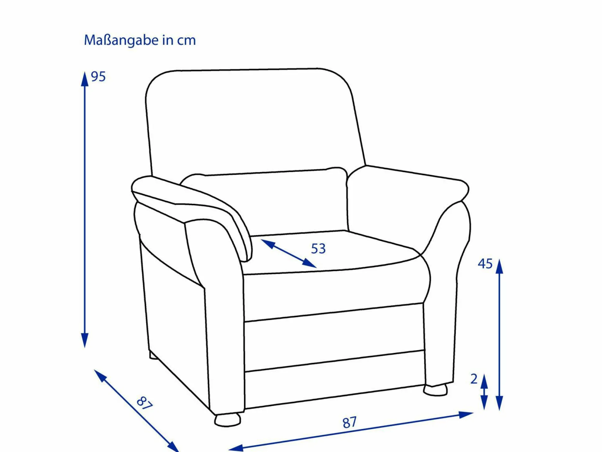Einzelsessel SYSTEMPOLSTER PIERRE