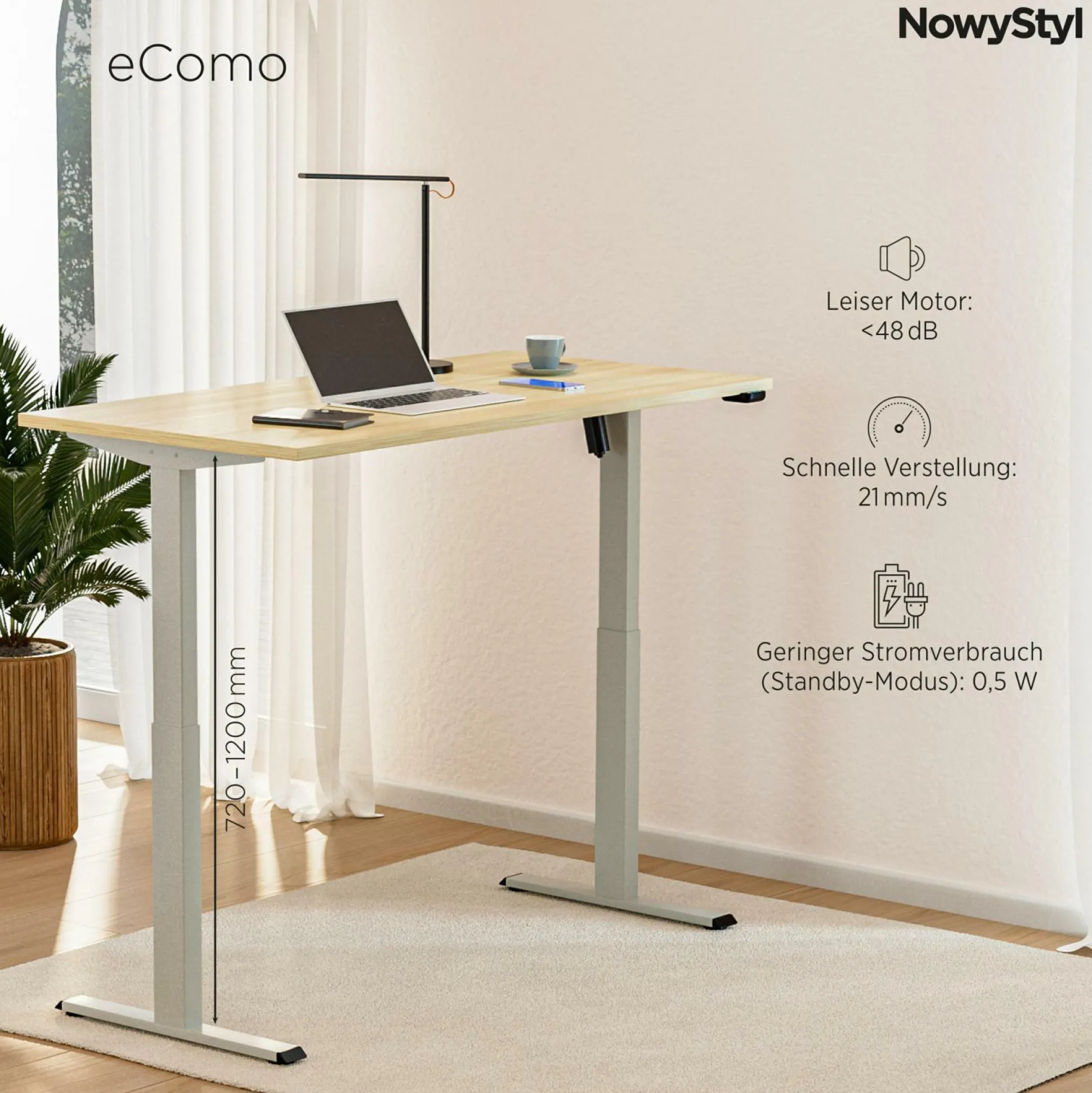 Elektroschreibtisch eCOMO
