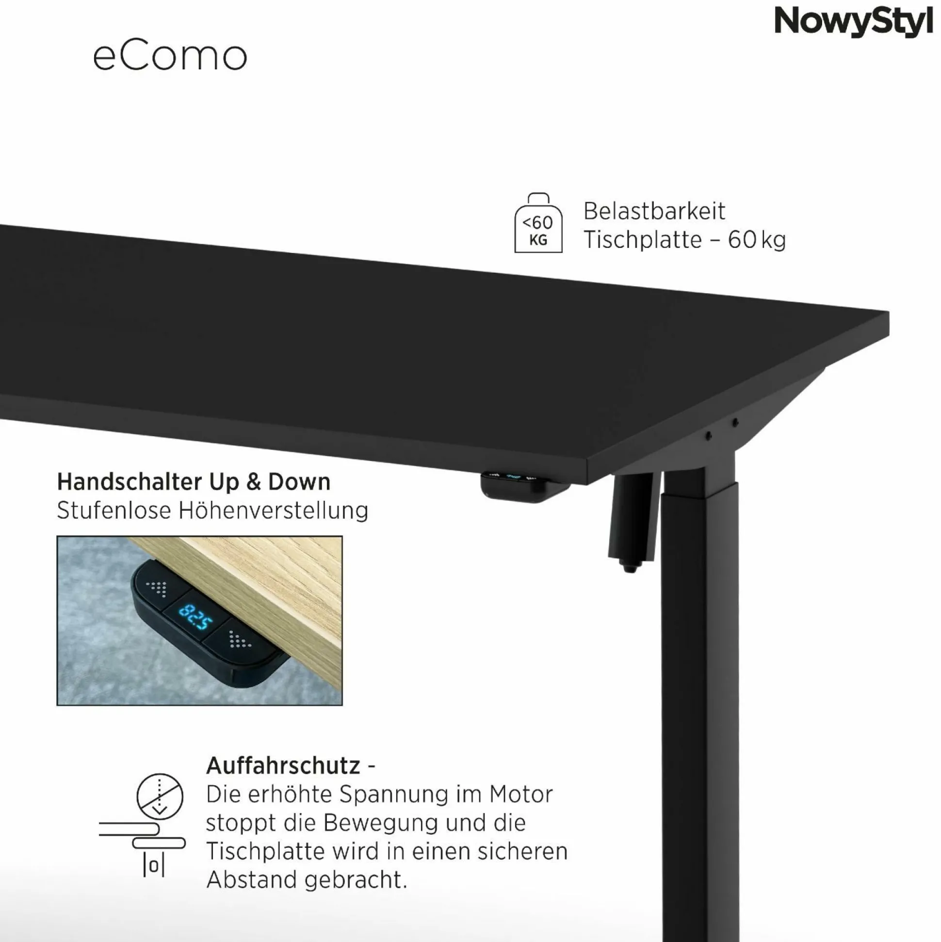 Elektroschreibtisch eCOMO