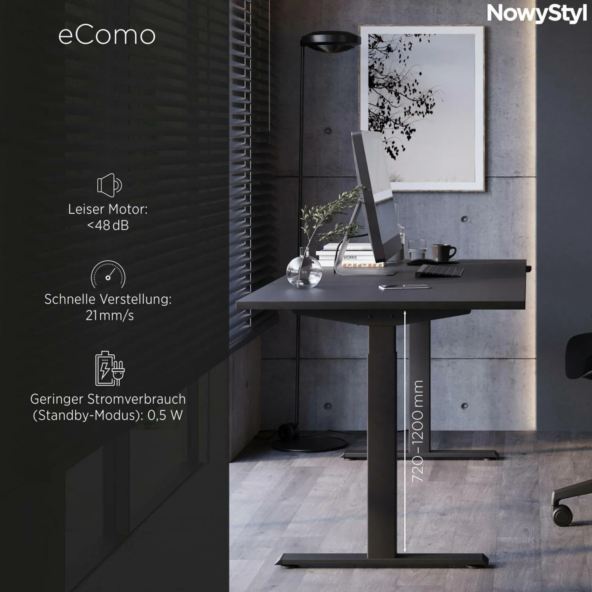 Elektroschreibtisch eCOMO