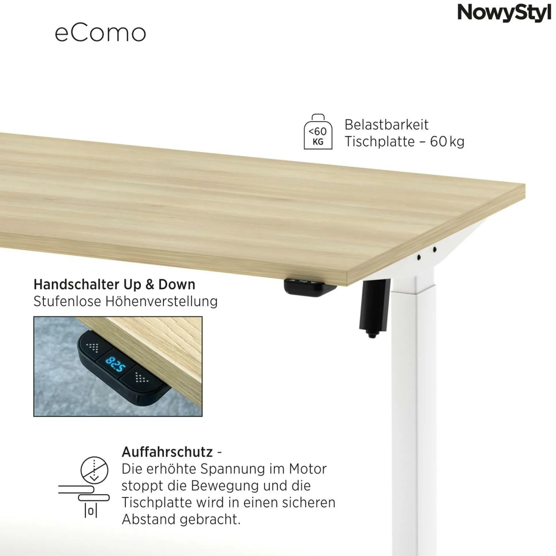 Elektroschreibtisch eCOMO