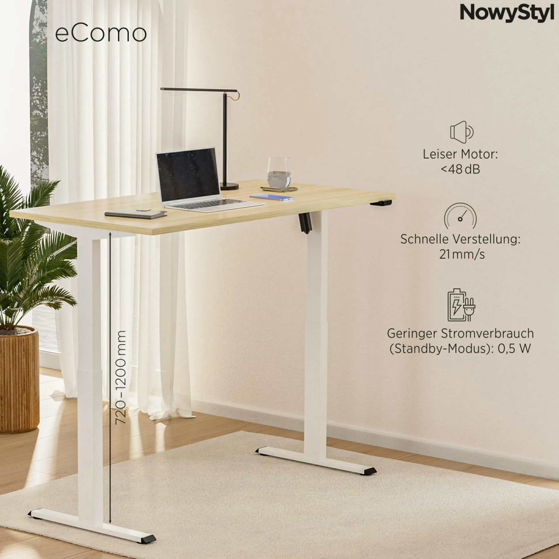 Elektroschreibtisch eCOMO