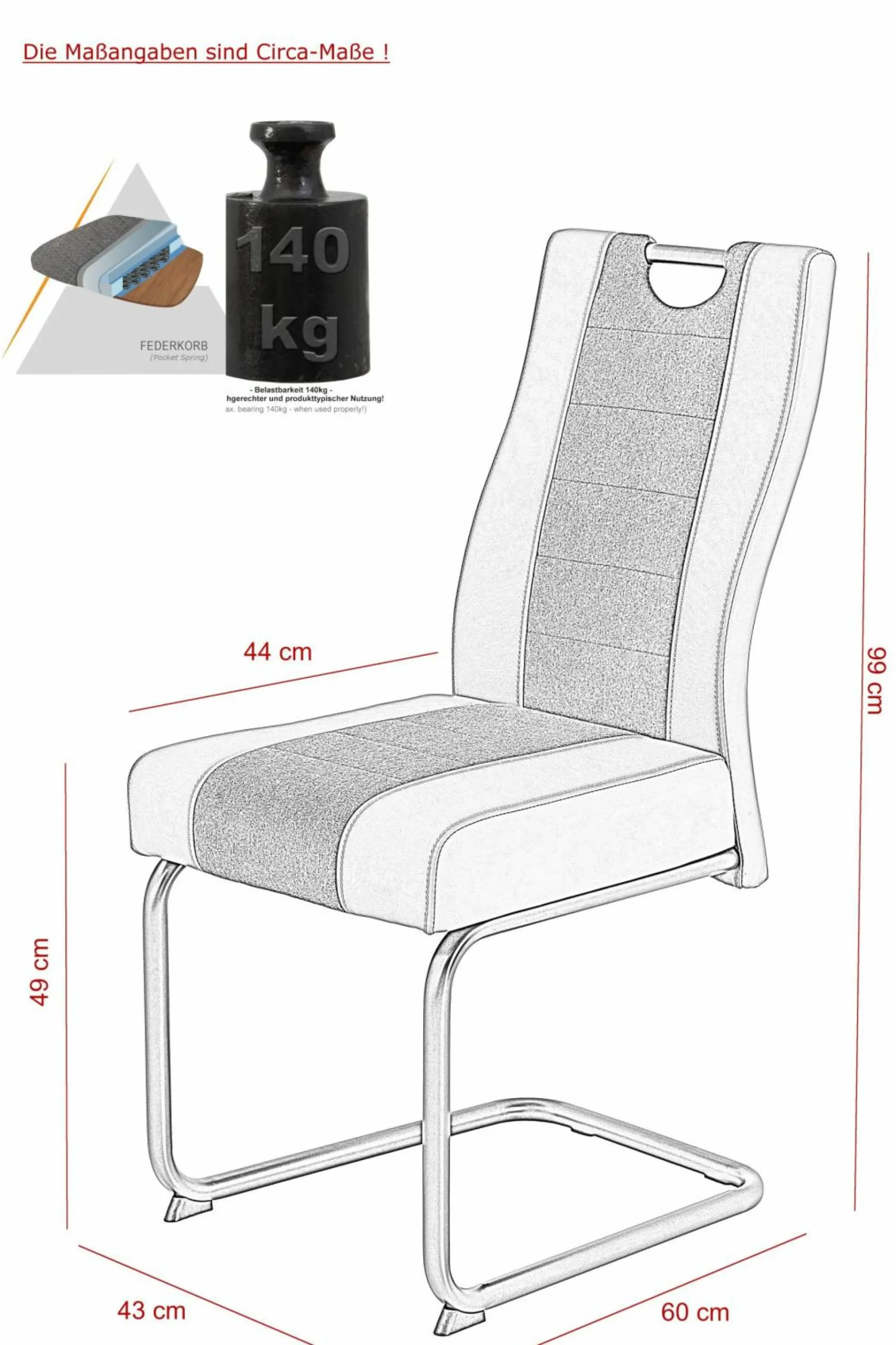 Freischwinger 2er Set