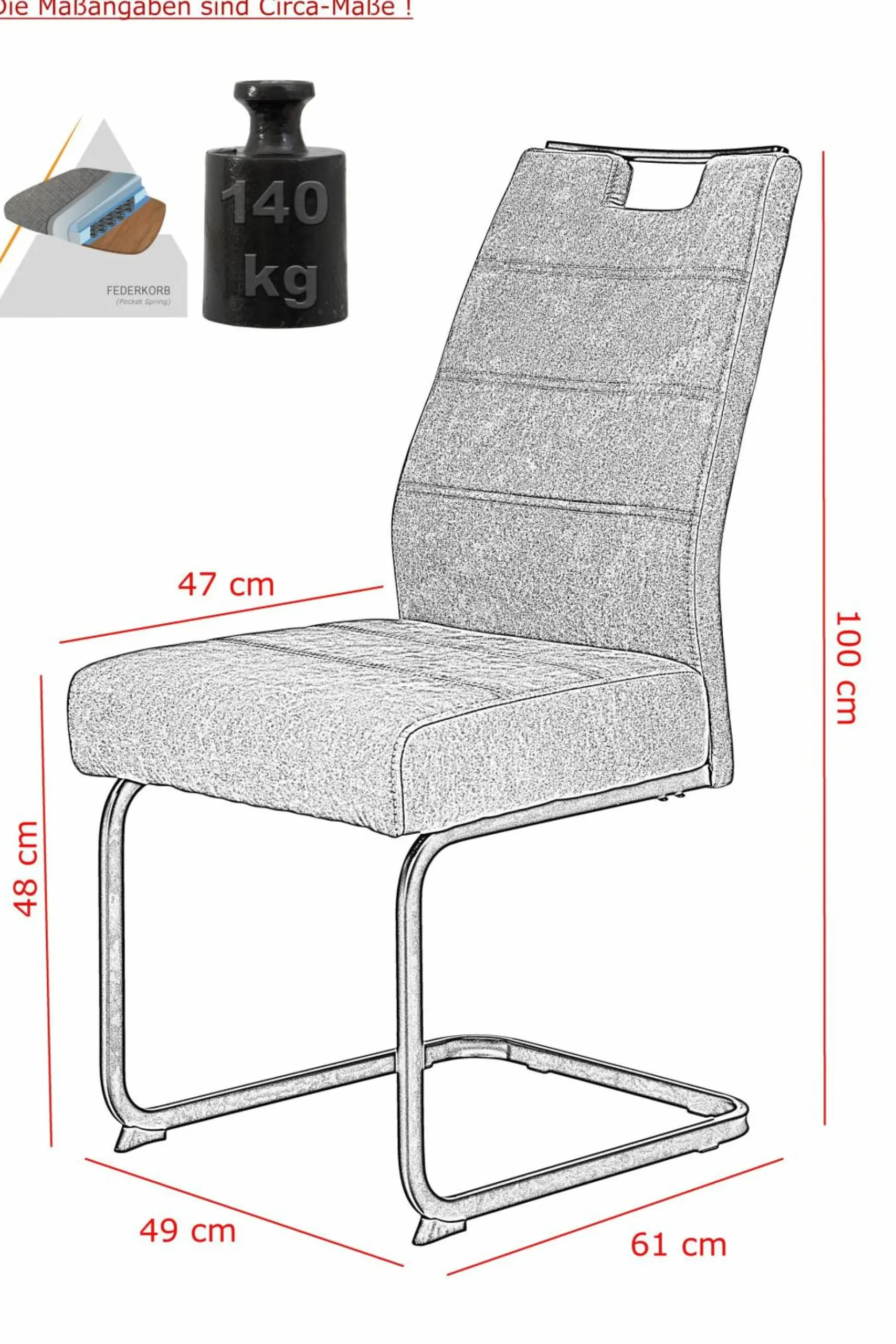Freischwinger 2er Set